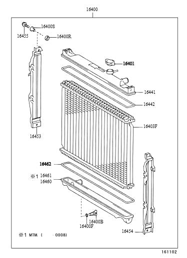 Generic Radiator for Toyota 4Runner Prado 1996-2000 2.7L L4 3.4L V6 Automatic
