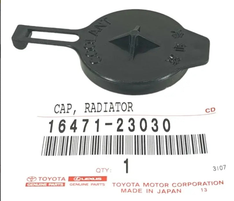 GENUINE TOYOTA 14-19 COROLLA 06-18 YARIS SCION XD ENGINE COOLANT RESERVOIR CAP