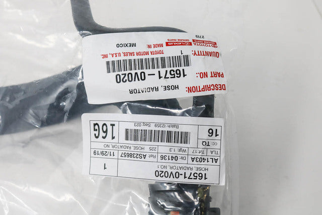 Toyota OEM 2009-2012 RAV4 Radiator Coolant Upper Hose 16571-0V020 Factory