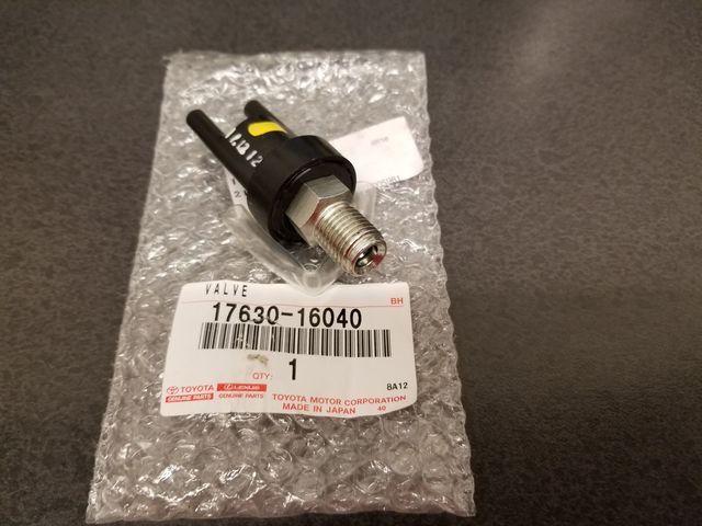 1763016040 Genuine OEM Toyota Valve Assy, Air Control 17630-16040