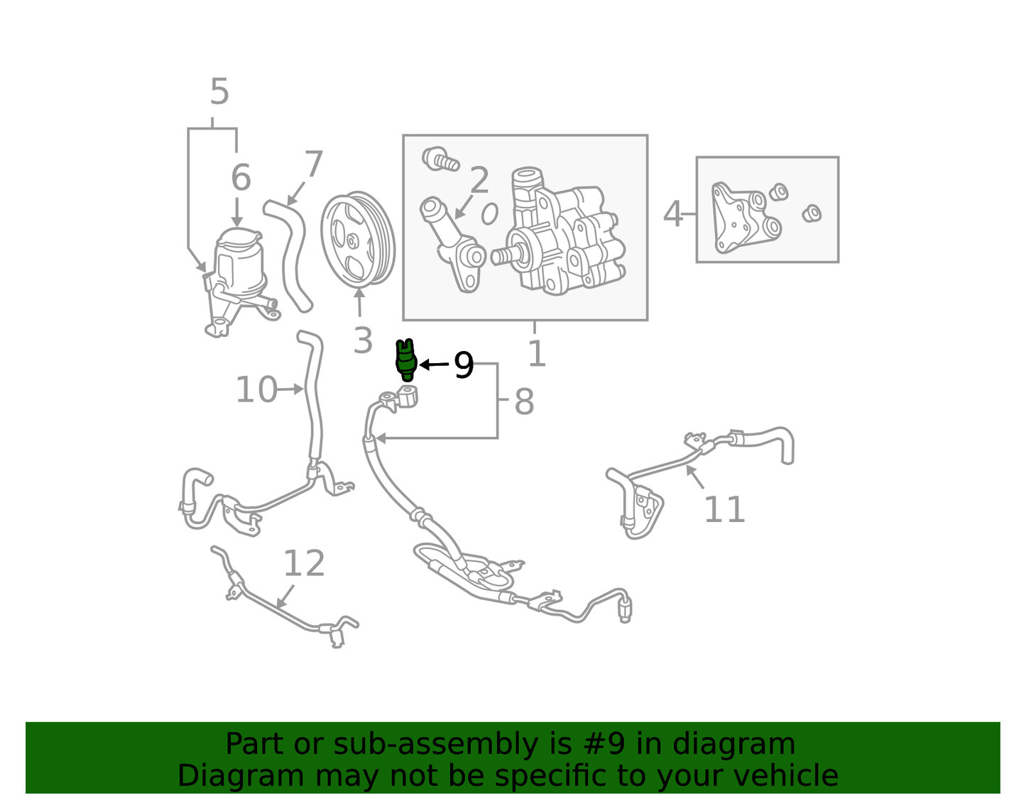1763016040 Genuine OEM Toyota Valve Assy, Air Control 17630-16040
