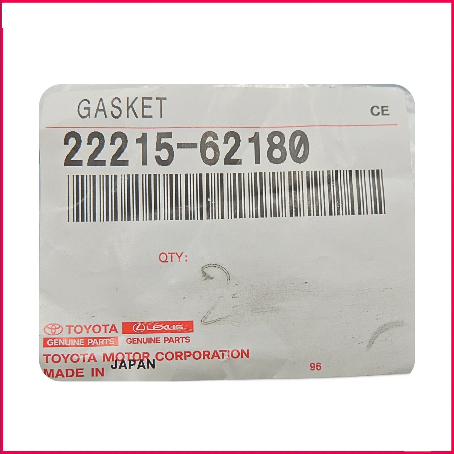 Fuel Injection Idle Air Control Valve Gasket OEM Toyota 4runner T100 Prado 22215-62180
