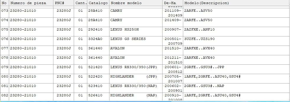 Genuine OEM Toyota Lexus C-HR Highlander Rav4 Camry Scion Fuel Injection Pressure Regulator