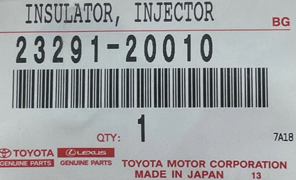 23291-20010 Toyota OEM Genuine INSULATOR, INJECTOR VIBRATION CAMRY LEXUS SIENNA TACOMA TUNDRA
