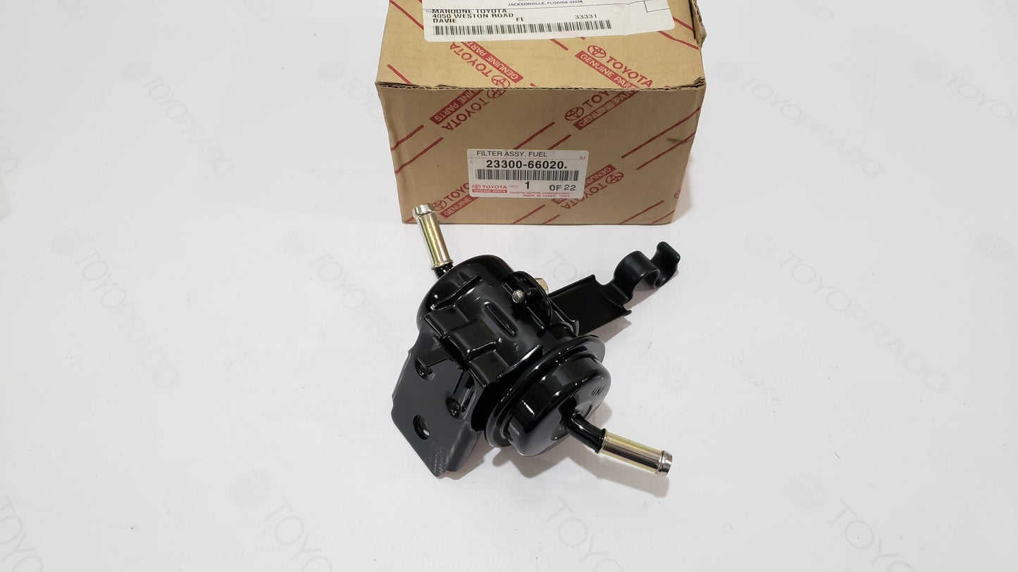 TOYOTA GENUINE 23300-66020 FILTER ASSY, FUEL OEM LAND CRUISER