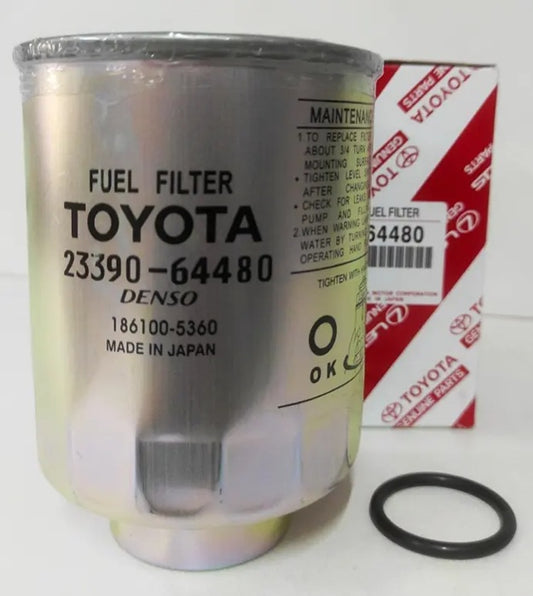 Genuine Toyota 23390-64480 Diesel Fuel Filter 1HZ 2L 3L 5L 1KZTE 14B 15B OEM