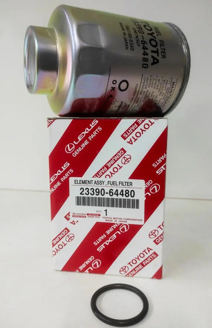 Genuine Toyota 23390-64480 Diesel Fuel Filter 1HZ 2L 3L 5L 1KZTE 14B 15B OEM