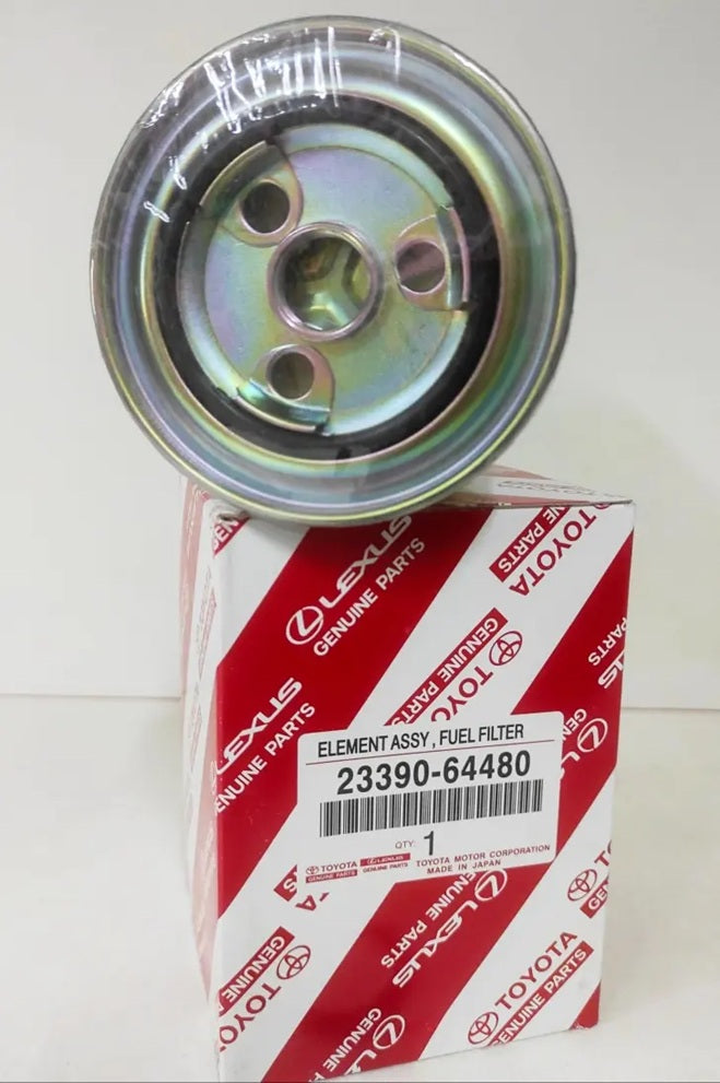 Genuine Toyota 23390-64480 Diesel Fuel Filter 1HZ 2L 3L 5L 1KZTE 14B 15B OEM