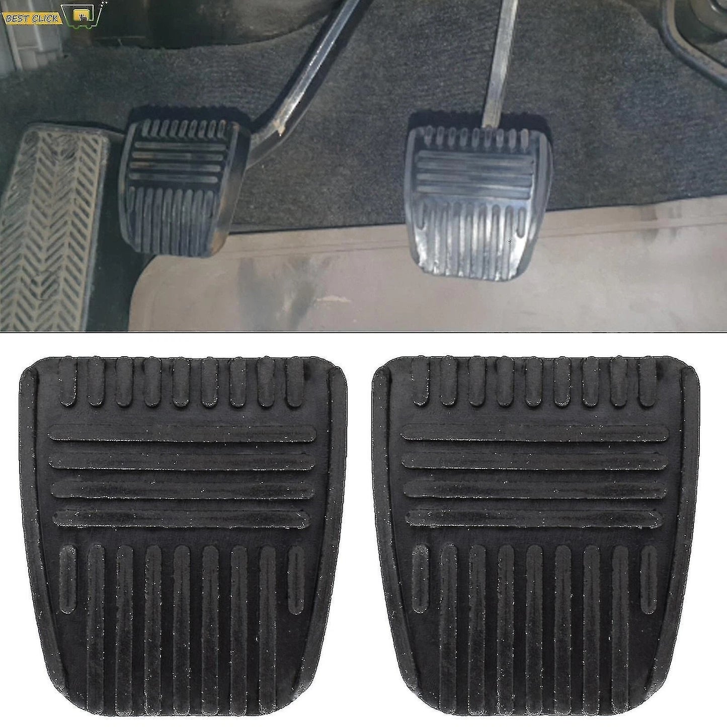 GENUINE TOYOTA 4RUNNER T100 TACOMA CLUTCH & BREAK FOOT PEDAL PAD COVER SET