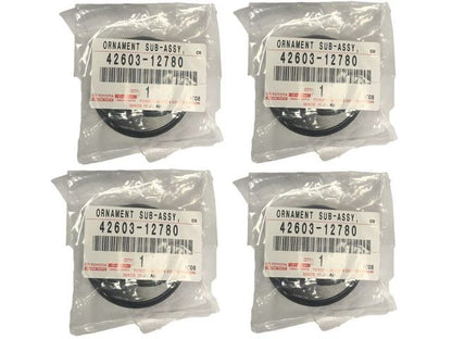 10-15 PRIUS WHEEL CENTER CAP SET OF 4 -BLACK GENUINE TOYOTA 42603-12780 SET OF 4