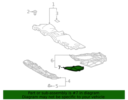 19-25 RAV4 21-24 VENZA Genuine Toyota LOWER ENGINE COVER 51447-42080