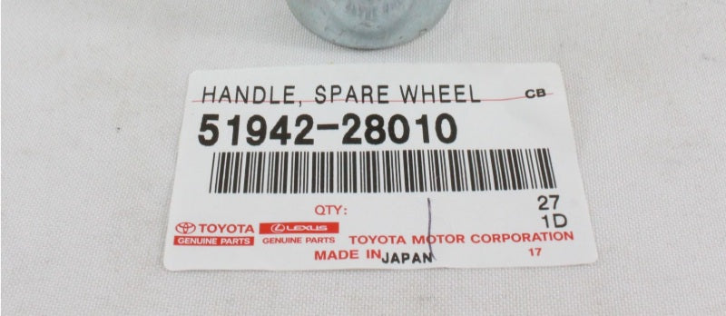 TOYOTA / LEXUS GENUINE SPARE TIRE SOCKET 51942-28010 / 5194228010