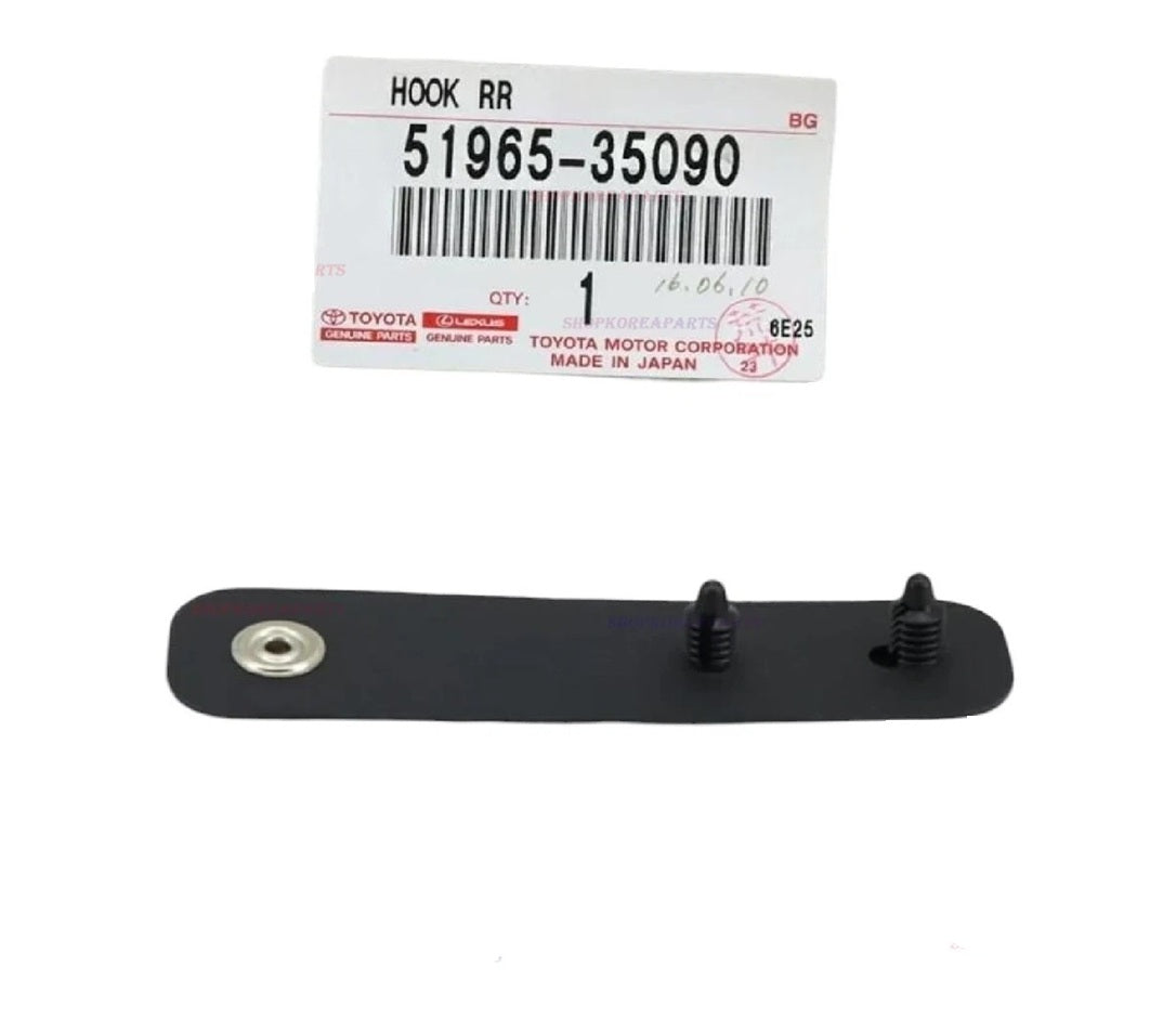 New Genuine OEM Toyota FJ CRUISER 2010-2014 Black Hook Floor Carpet 51965-35090