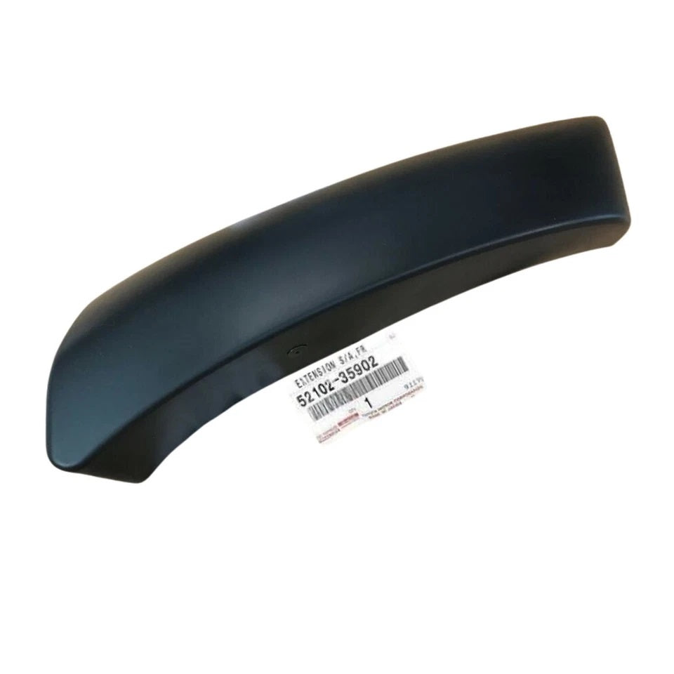 FRONT RIGHT BUMPER EXTENSION 4RUNNER 96-02 PLASTIC BLACK COLOR OEM GENUINE