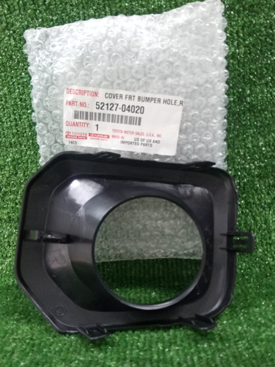 16-23 TACOMA RIGHT FOG LIGHT LAMP BEZEL STANDARD 52127-04020 GENUINE TOYOTA OEM