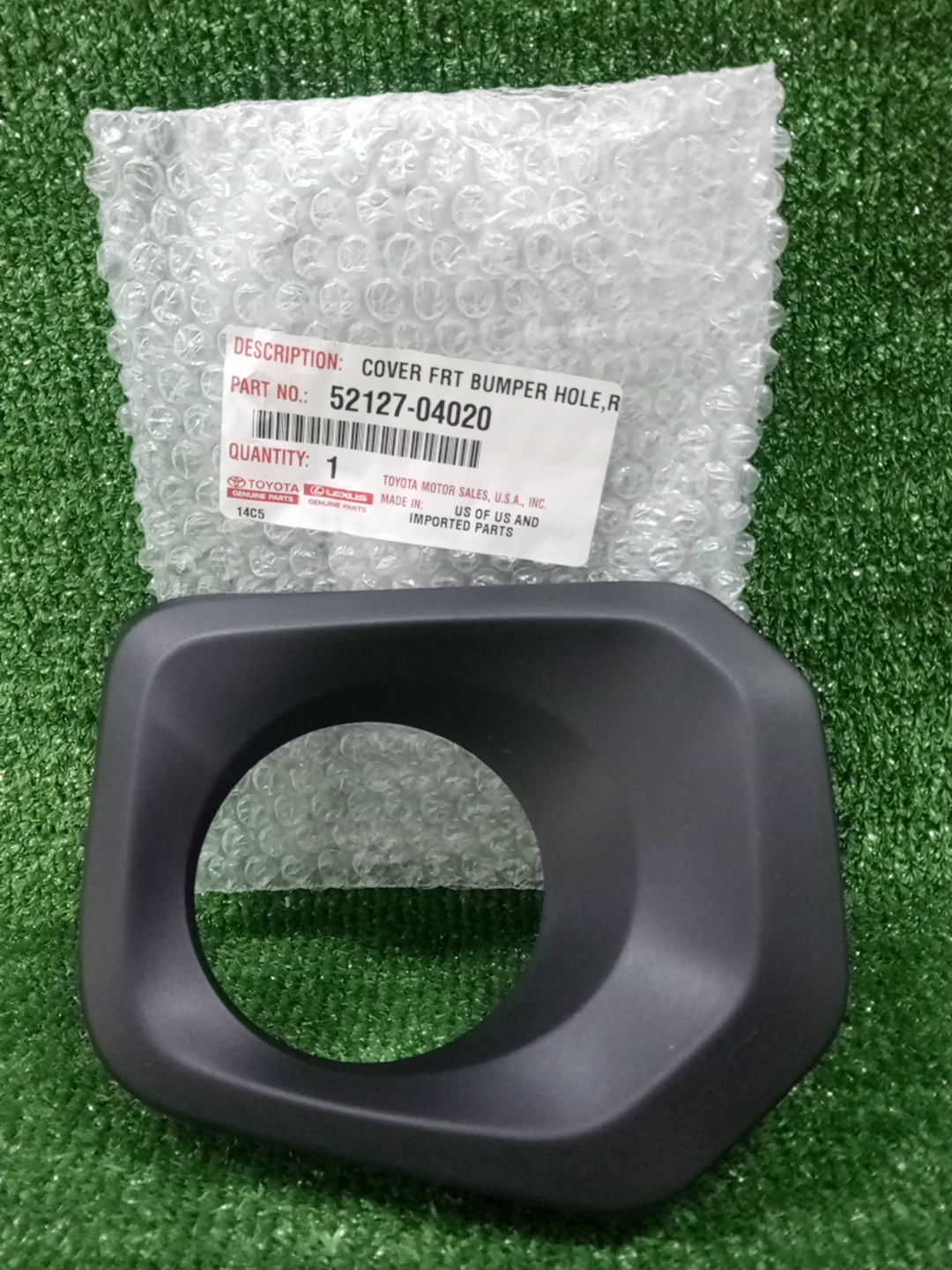 16-23 TACOMA RIGHT FOG LIGHT LAMP BEZEL STANDARD 52127-04020 GENUINE TOYOTA OEM
