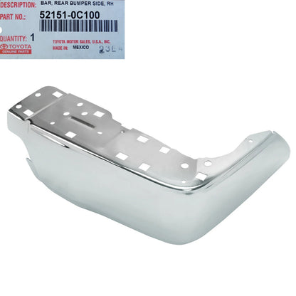 Toyota Tundra 2014 - 2021 Chrome Right Rear Bumper End Cap Genuine OE OEM