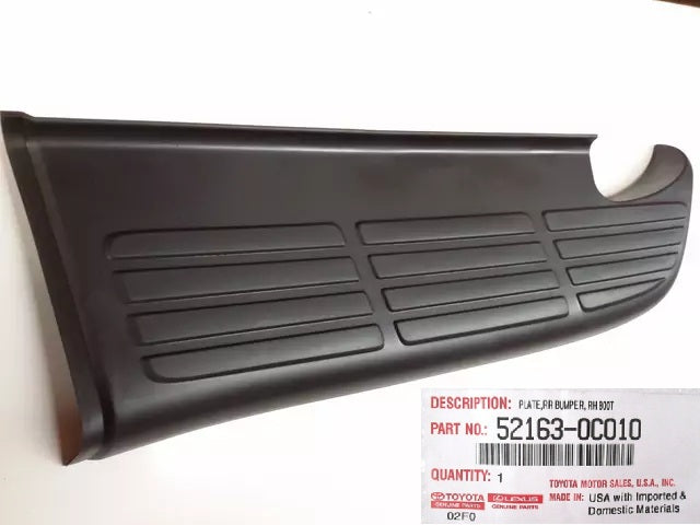 2000-2006 TUNDRA RIGHT REAR BUMPER PAD GENUINE TOYOTA 52163-0C010