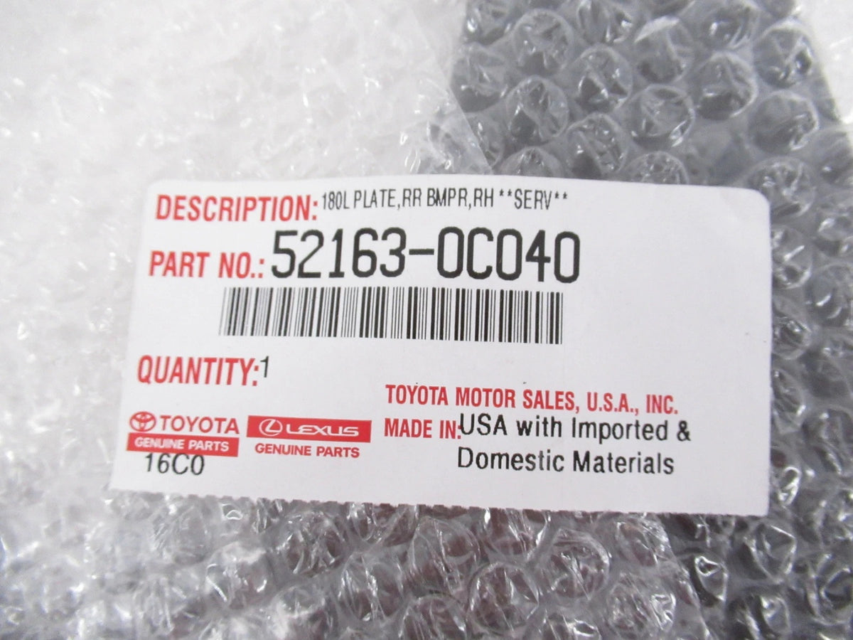 NEW GENUINE OEM TOYOTA 07-13 TUNDRA REAR PASSENGER BUMPER STEP PAD 52163-0C040