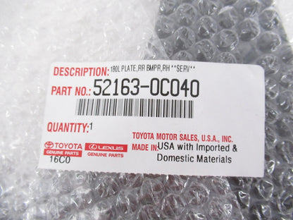 NEW GENUINE OEM TOYOTA 07-13 TUNDRA REAR PASSENGER BUMPER STEP PAD 52163-0C040