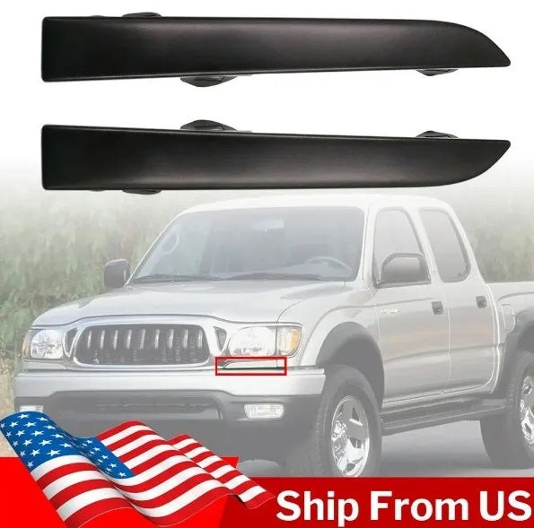 FOR TOYOTA TACOMA 2001-2004 FRONT BUMPER GRILLE HEADLIGHT FILLER TRIM PANELS SET