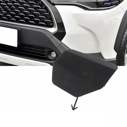 22 - 25 TOYOTA COROLLA CROSS FRONT LEFT SIDE BUMPER TOW HOOK BLACK COVER OEM NEW