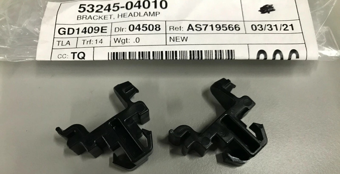 98-00 TACOMA PRERUNNER & 4WD LOWER HEADLIGHT PANEL RETAINER CLIPS SET OF 2