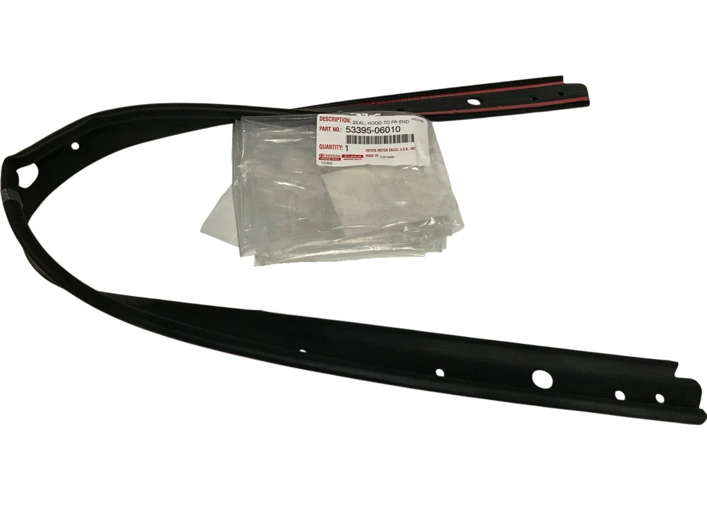 Genuine OEM Toyota 53395-06010 Front Grille to Hood Upper Seal 2007-2011 Camry