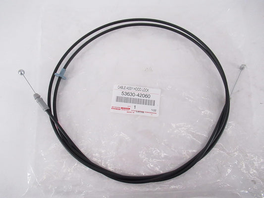 NEW GENUINE TOYOTA 2001-2005 RAV4 HOOD LOCK RELEASE CABLE ASSY 53630-42060