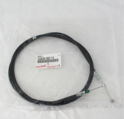GENUINE OEM TOYOTA 1989-1995 4RUNNER PICKUP HOOD LOCK RELEASE CABLE 53630-89114