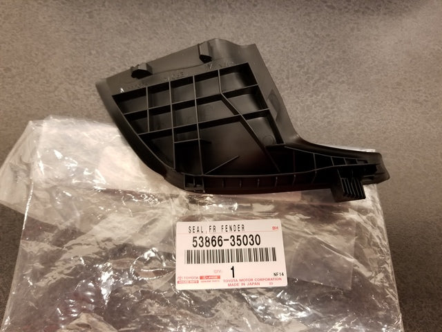10-24 4RUNNER NEW GENUINE TOYOTA RIGHT FENDER TO COWL HOOD SIDE SEAL 53866-35030
