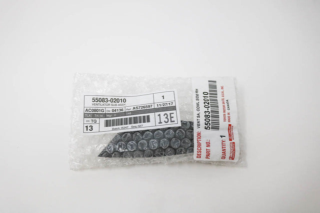 NEW GENUINE TOYOTA 14-19 COROLLA RIGHT FENDER TO COWL HOOD SIDE SEAL 55083-02010