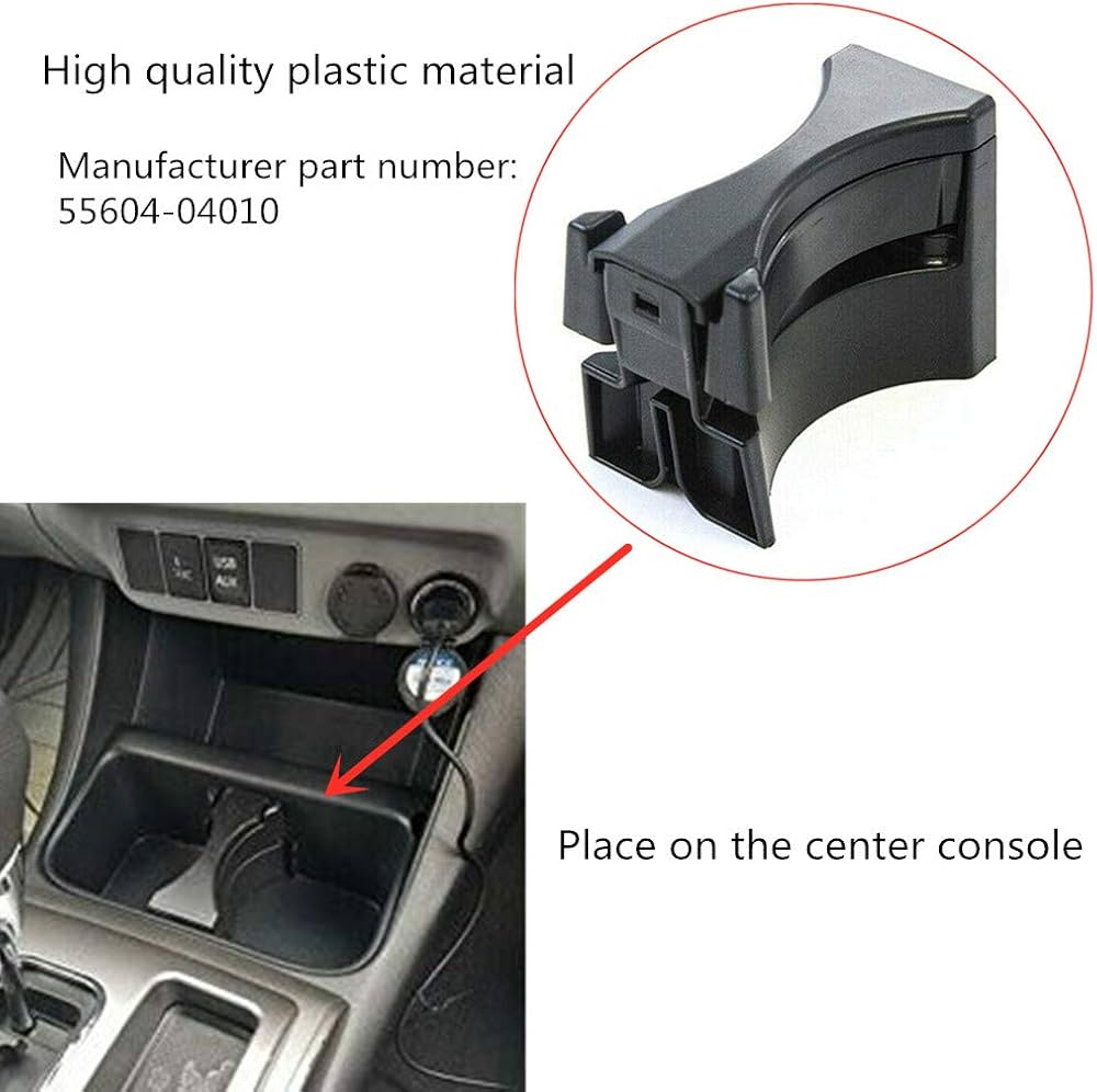 05-09 TOYOTA TACOMA 08-20 SEQUOIA GENUINE TOYOTA OEM CUP HOLDER 55604-04010