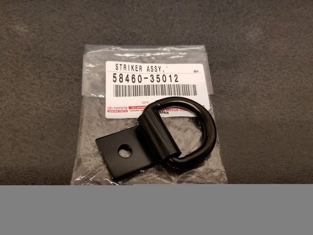 Genuine OEM Toyota Striker Assy Luggage Hold Belt Cargo Area D-Ring 58460-35012