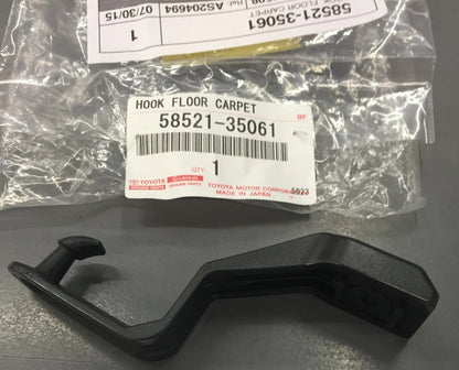 2007-2010 FJ CRUISER OUTER FRONT FLOOR MAT HOOK GENUINE TOYOTA PART