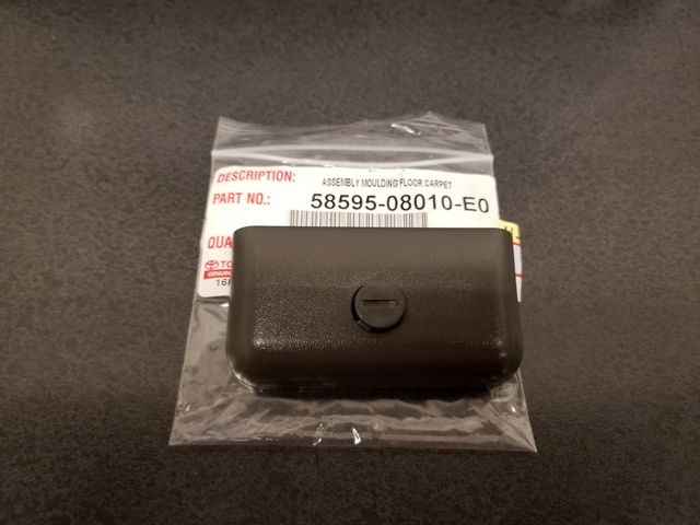2021-2025 SIENNA FLOOR SLIDING SEAT RAIL END COVER GENUINE TOYOTA 58595-08110-C0