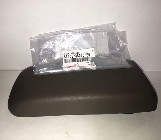 99-02 4RUNNER CENTER CONSOLE ARMREST DOOR LID OAK TAN 58905-35070-E0
