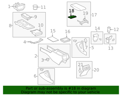 GENUINE TOYOTA COROLLA MATRIX ES300 tC xB CONSOLE COMPART DOOR LOCK 58908-33030