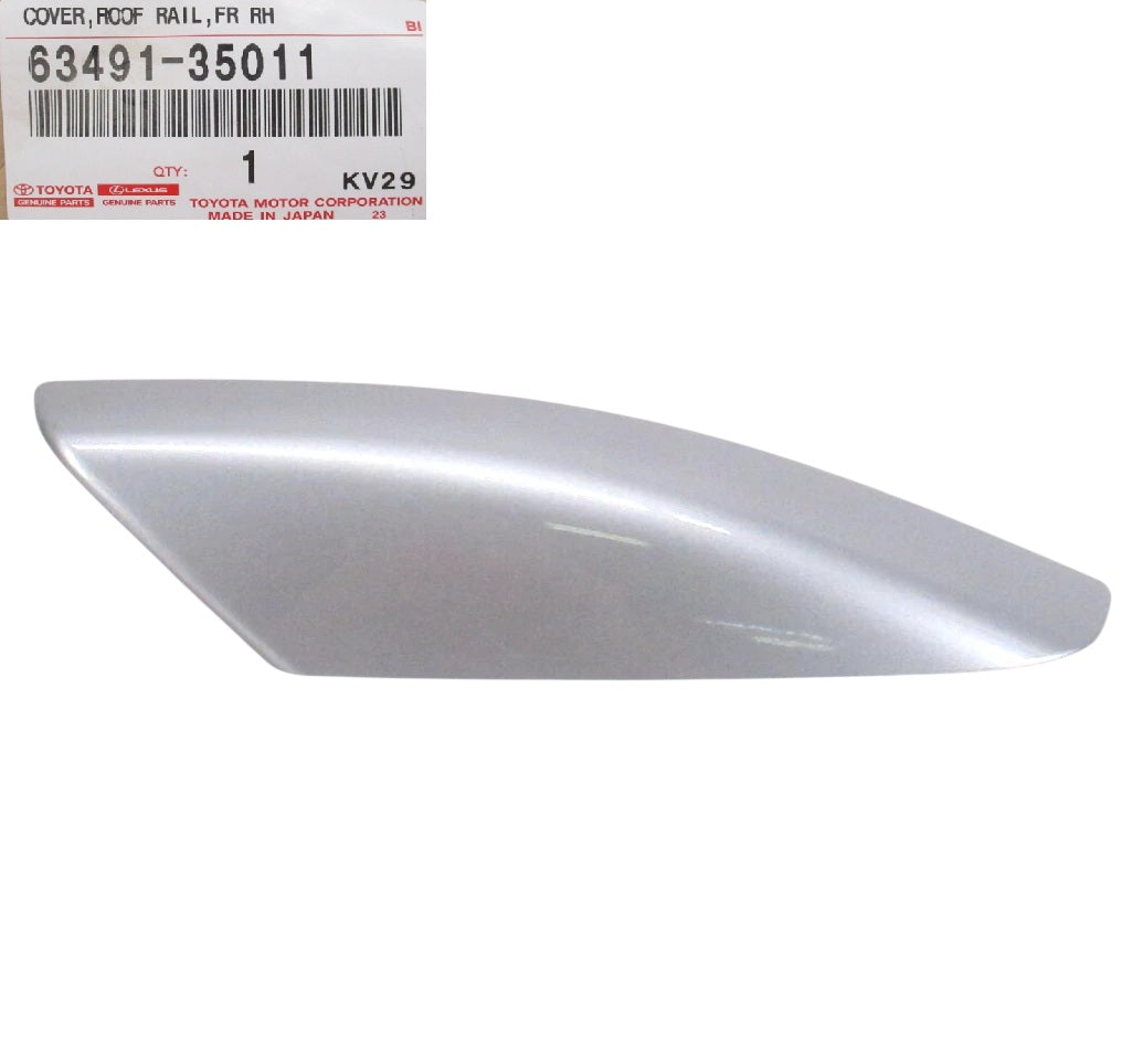 GENUINE TOYOTA 03-09 SILVER 4RUNNER FRONT RIGHT SIDE ROOF RACK COVER 63491-35011