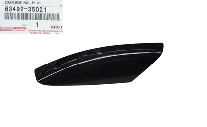 GENUINE TOYOTA 03-09 4RUNNER FRONT LEFT BLACK ROOF RACK LEG COVER 63492-35021