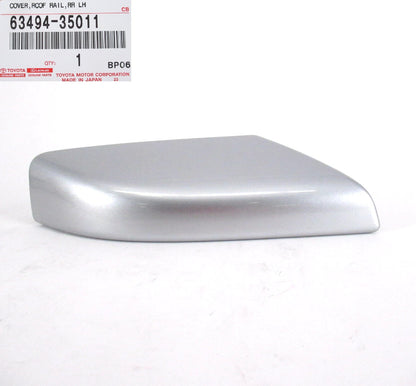 GENUINE TOYOTA 03-09 4RUNNER SILVER REAR DRIVER ROOF RACK LEG COVER 63494-35011
