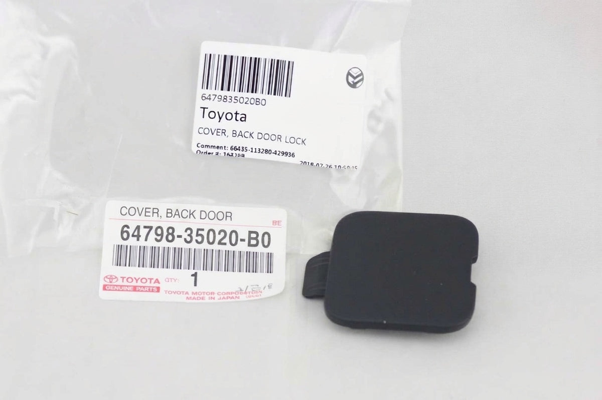 GENUINE TOYOTA 07-14 FJ CRUISER BACK DOOR LOCK COVER 64798-35020-B0