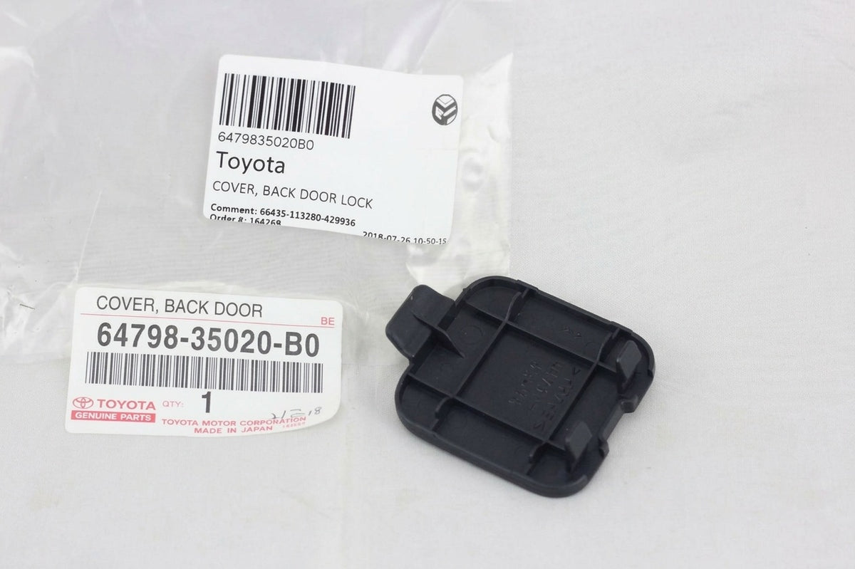 GENUINE TOYOTA 07-14 FJ CRUISER BACK DOOR LOCK COVER 64798-35020-B0