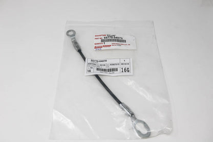 GENUINE OEM TOYOTA 05-15 TACOMA TAIL GATE STAY CABLE 65770-04070, QT=1
