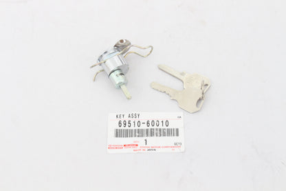 Toyota Land Cruiser FJ40 FJ45 BJ40 OEM Back Door Lock Cylinder & Key 69510-60010