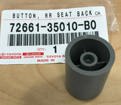 03-09 4RUNNER REAR SEAT BACK RELEASE BUTTON 72661-35010-B0 SILVER GENUINE