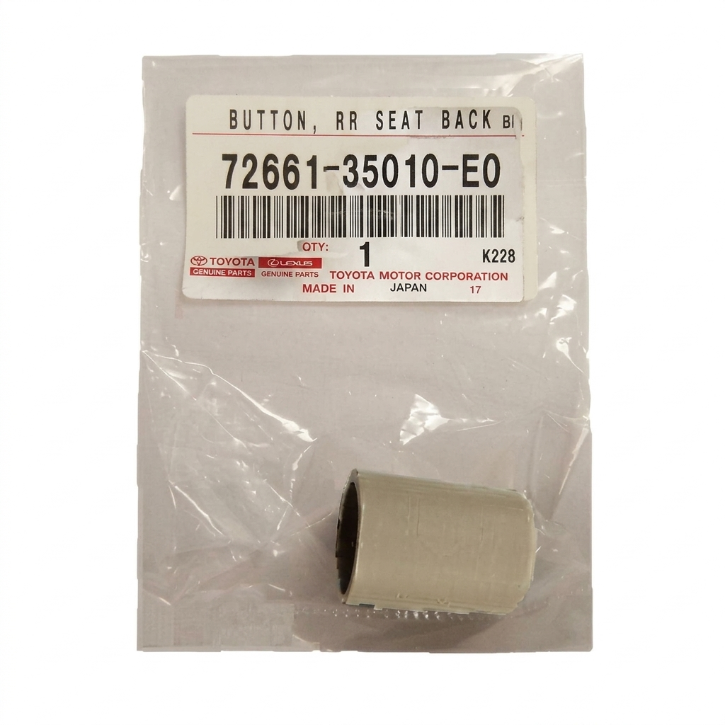 GENUINE TOYOTA 03-09 4RUNNER REAR SEAT BACK LOCK RELEASE BUTTON 72661-35010-E0