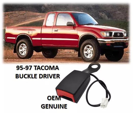 OEM GENUINE TOYOTA TACOMA 95-97 FRONT DRIVER SIDE ONLY SEAT GRAY BELT BUCKLE
