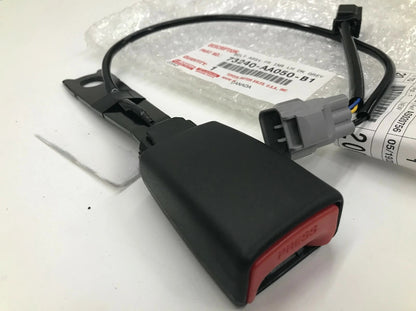 02-03 CAMRY LEFT FRONT SEAT BELT BUCKLE (W/O POWER SEAT) 73240-AA050-B1 GENUINE