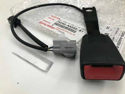 02-03 CAMRY LEFT FRONT SEAT BELT BUCKLE (W/O POWER SEAT) 73240-AA050-B1 GENUINE